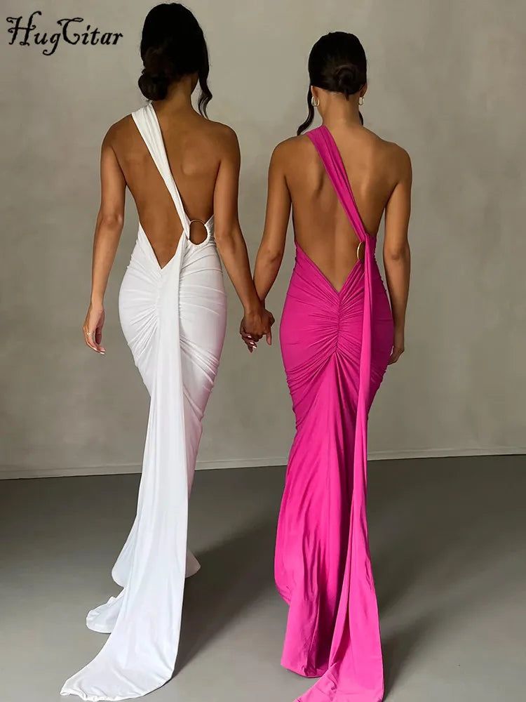 Elegant rouched dress