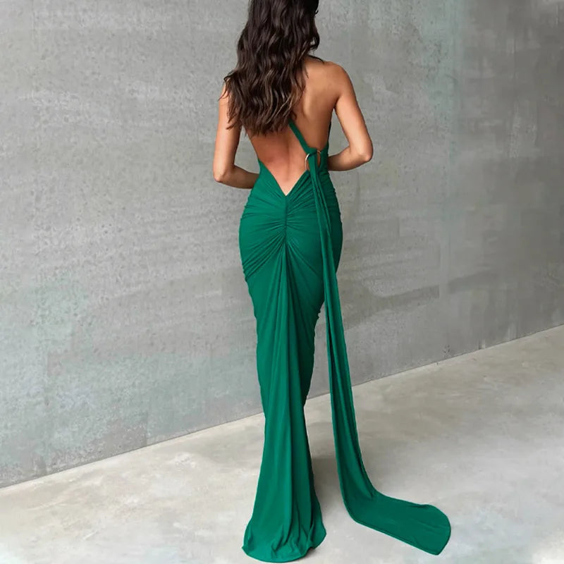 Elegant rouched dress