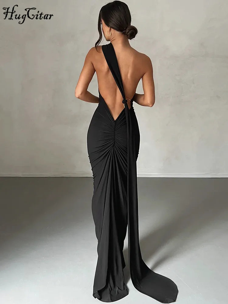 Elegant rouched dress