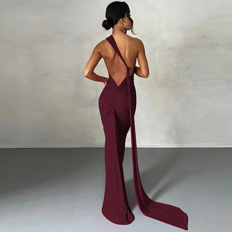 Elegant rouched dress