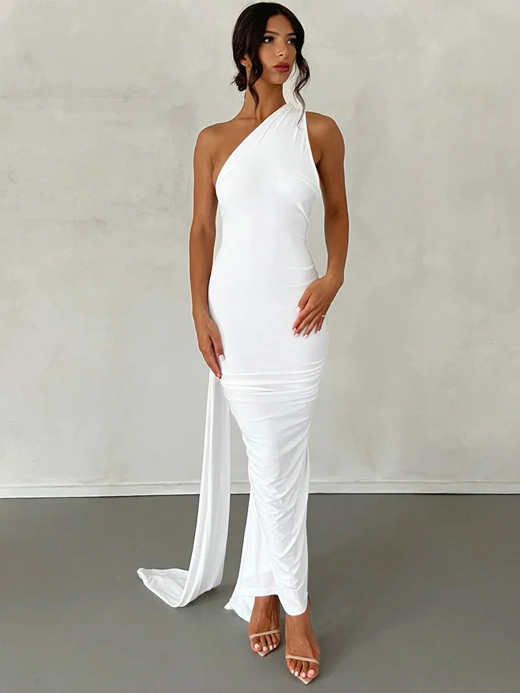 Elegant rouched dress