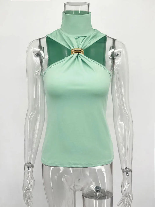 Classy Vest Crop Top